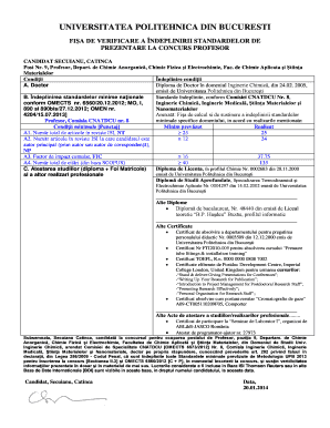 PREZENTARE LA CONCURS PROFESOR