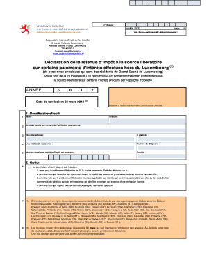Sur certains paiements d39intrts effectus hors du Luxembourg bb