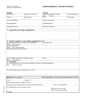 Application for Legal Aid