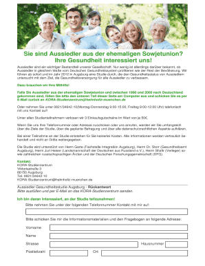 Sie sind Aussiedler aus der ehemaligen Sowjetunion Ihree