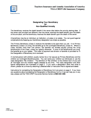 Designating Beneficiary for Non-Qualified Annuity