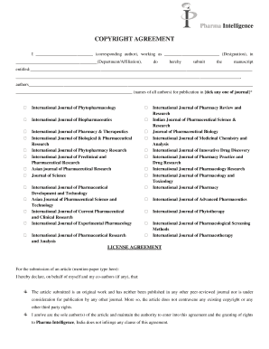 Pharma Intelligence Copyright Agreement