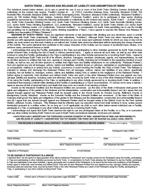 2015ETWaiversRelease of Liability and Facility Orientation and Bouldering Forms111915docx