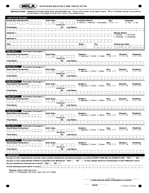 Employee Record Form