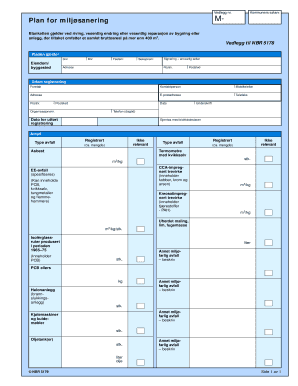 Norwegian Environmental Cleanup Plan