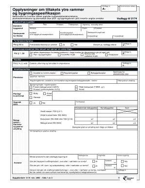 Norwegian Building Permit Application Form
