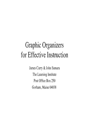 Graphic Organizers for Effective Instruction