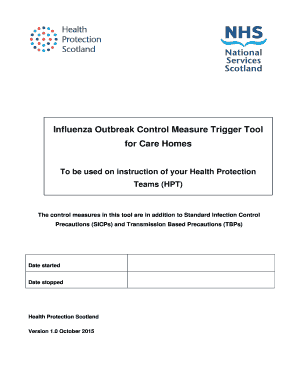 Influenza Outbreak Control Measures Trigger Tool