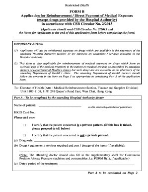 Medical Expense Reimbursement Form