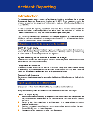 Accident Report Form AR1