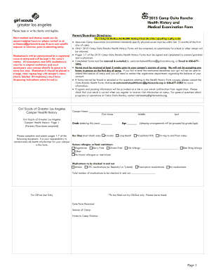 B2015b Resident Camp Health bFormb - English