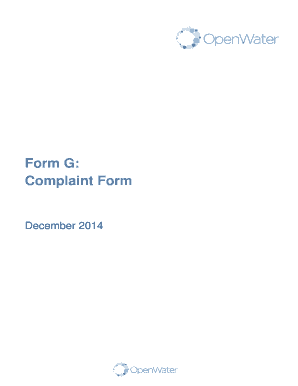 Complaint Form for Retailers