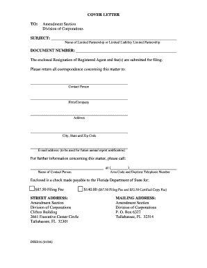 Resignation of Registered Agent for Limited Partnership