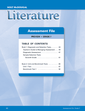 Assessment File Grade 7 - Houghton Mifflin Harcourt