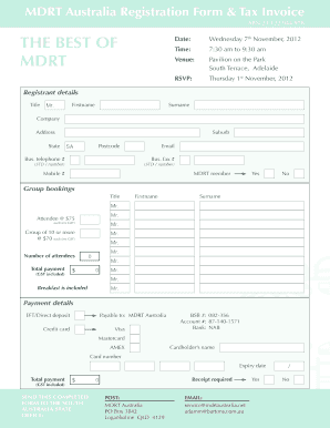 Local meeting invitation template