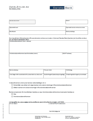Bank Remittance Transfer Form