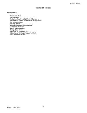 Georgia Performance Bond Form