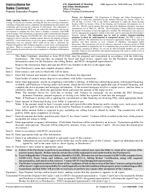 HUD-9548 Sales Contract