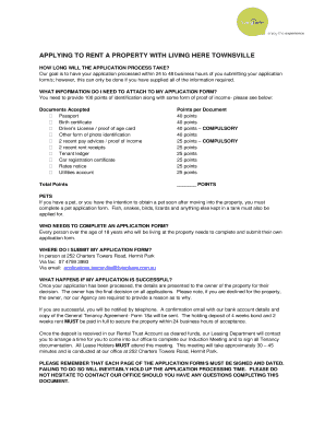 Tenancy Application Form