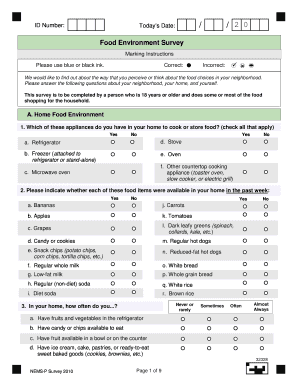 Food Environment Survey