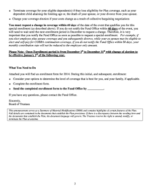 Central States Health & Welfare Enrollment Form