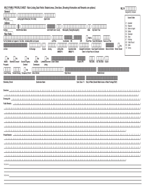 Multi-Family Property Profile Sheet