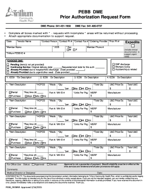 DME PA Request bFormb