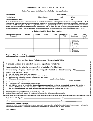 Authorization for Medication