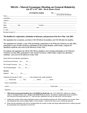 Payment bformb - CBPF