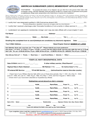 USSVI Membership Application