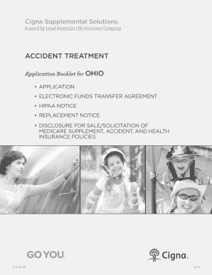 Ohio Accident Fixed Indemnity Insurance Application