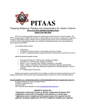PITAAS is a teacher preparation program for Alaska Natives at the University of Alaska Southeast - aklearn