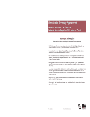 Residential Tenancy Agreement