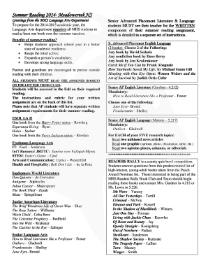 Summer Reading b2005b - OnMyCalendar