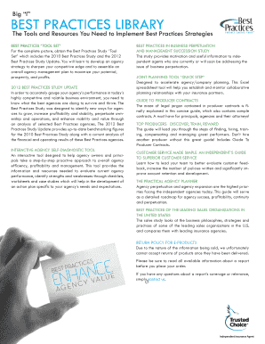 Best Practices Library Order Form