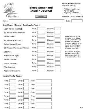 Sugar book pdf - Blood Sugar and Journal