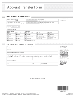 Account Transfer Form