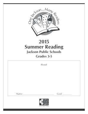 Summer Reading Program Form
