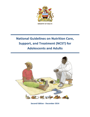 National Guidelines on Nutrition Care Support and Treatment NCST for Adolescents and Adults - fantaproject