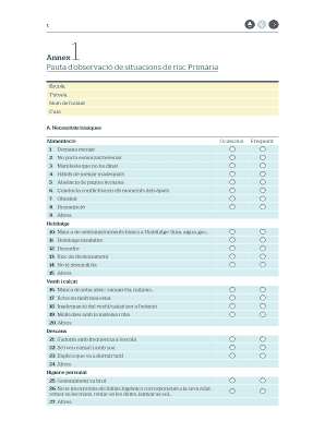 Risk Situation Observation Form