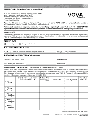 Beneficiary Designation Form
