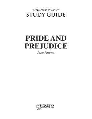 Pride and Prejudice Study Guide