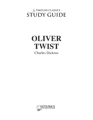 Oliver Twist Study Guide