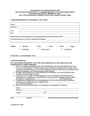 Informationen zur Lebensmittelsicherheit