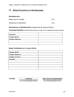 Beiblatt Eiprodukte