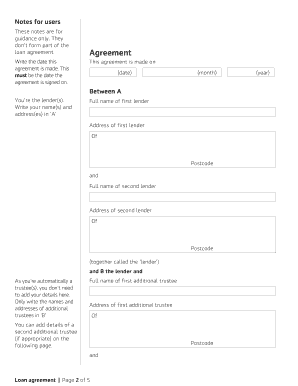 Lending contract sample - Loan agreement - Aegon - aegon co