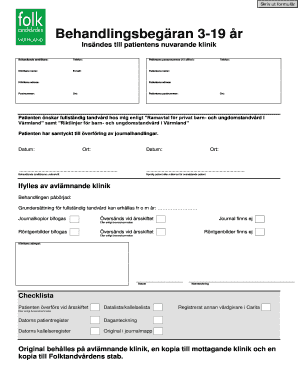 Behandlingsbegäran 3-19 år