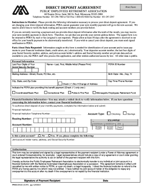 Direct Deposit Agreement