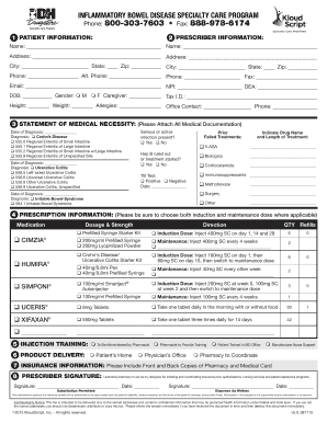 Patient Prescription Form