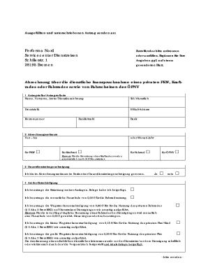 Antrag auf Erstattung von Reisekosten